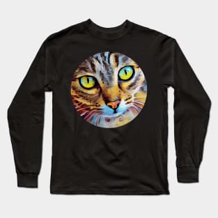 Anxious floppy cat Long Sleeve T-Shirt